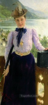 Ilya Repin Painting - natalia nordmann 1900 Ilya Repin